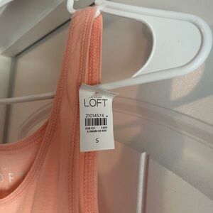 LOFT Women's Pink Sleepwear Top